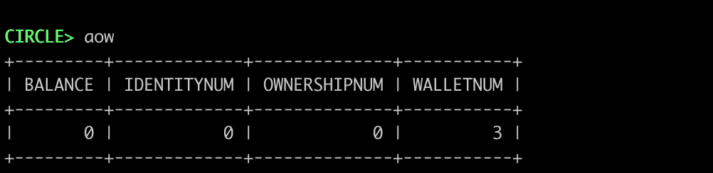 list wallet assets